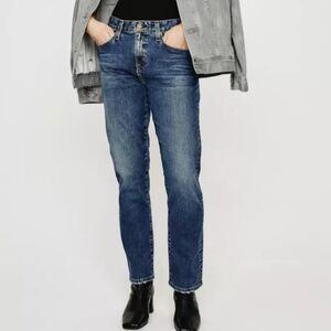 Adriano Goldschied Ex Boyfriend slouchy slim mid wash jeans Size 28